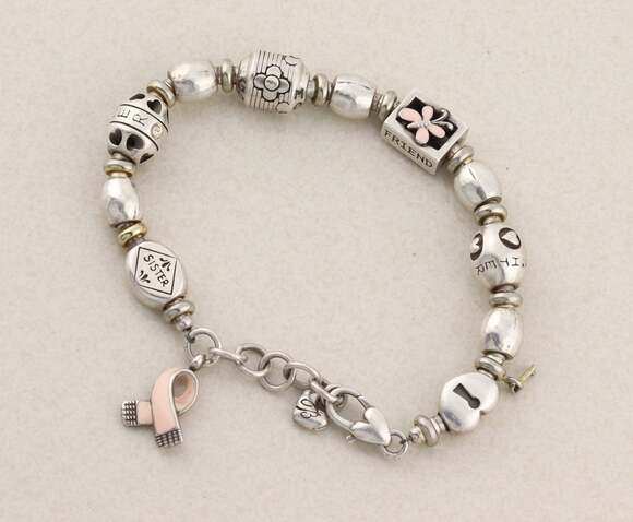 Brighton Jewelry - Sterling Silver Brighton Bracelet Sister Mother Friend 7" - 8" inch